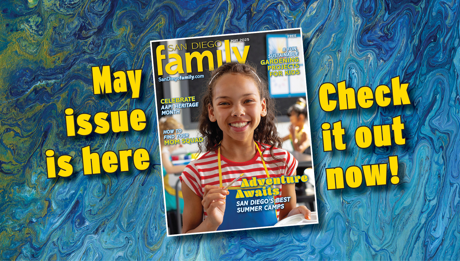 May issue of San Diego Family Magazine